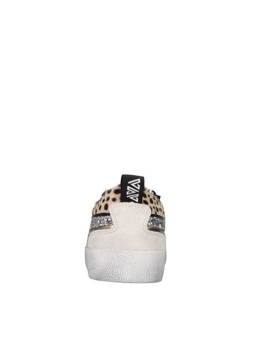 Sneakers in pelle,cavallino,glitter e strass EMANUELLE VEE | 451P-300-10-P011CBMUB